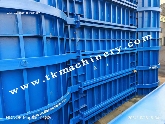 Versatile And Steel Formwork For Bridge Pier / Abutment Construction