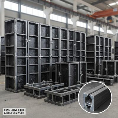 Long Service Life Steel Formwork With Resistance To Wear And Corrosion For Heavy Duty Concrete Casting