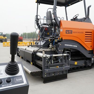 Semi Automatic Asphalt Paving Machinery with Handle Rotation Depth Adjustment and 2-6 Meters Working Width for Precise Road Construction