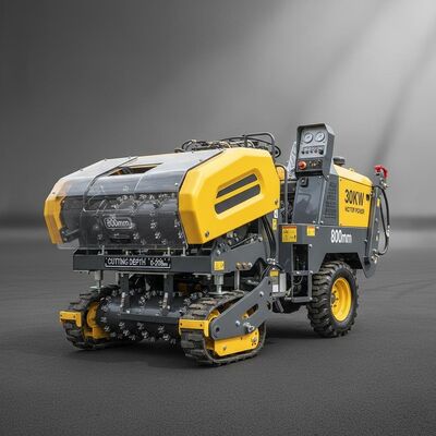 Road Milling Machine with 0-208mm Cutting Depth 800mm Drum Diameter and 30kw Motor Power for Precise Pavement Milling