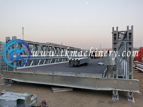 ZB200 S460J0 BS5400 HA+20HB Extra Wide Heavy Load Anti Skid Aggerates Bailey Bridge Long Span