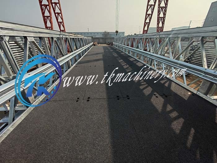 ZB200 S460J0 BS5400 HA+20HB Extra Wide Heavy Load Anti Skid Aggerates Bailey Bridge Long Span