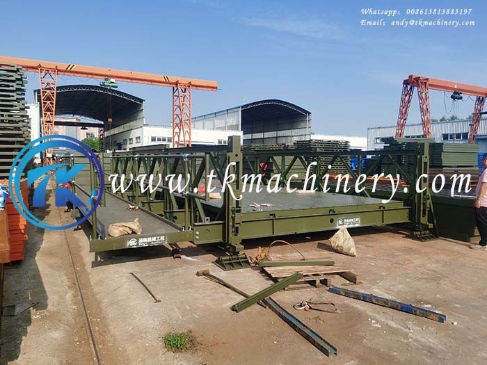 Steel Bailey Bridge Footway Bridge Compact 100 Bailey Single Lane S355JR Temporary Bridge Mabey Bridge Acrow Bridge