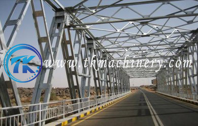Steel Truss Bridge Steel bridge Large span Heavy Load  For Construction Site Access And Replacement In High Demand