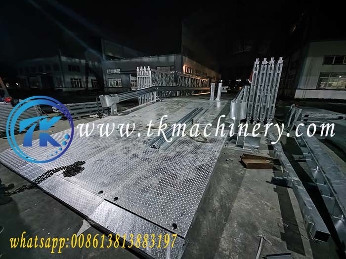Bailey Bridge Galvanized S460J0 HA+20HB Load Gr65 6m 12m Ramp Extra Width 4.2m