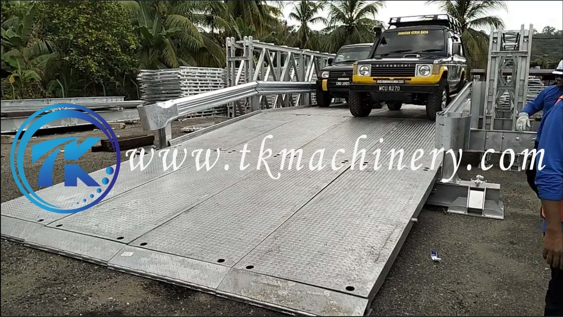 Bailey Bridge Galvanized S460J0 HA+20HB Load Gr65 6m 12m Ramp Extra Width 4.2m