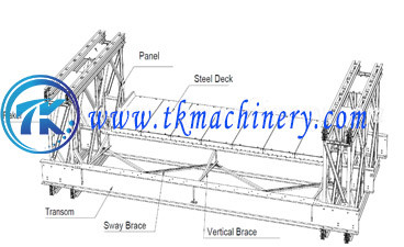 76m Span Bailey Bridge For High Load Capacity And Pained Or Galvanized Surface Finish