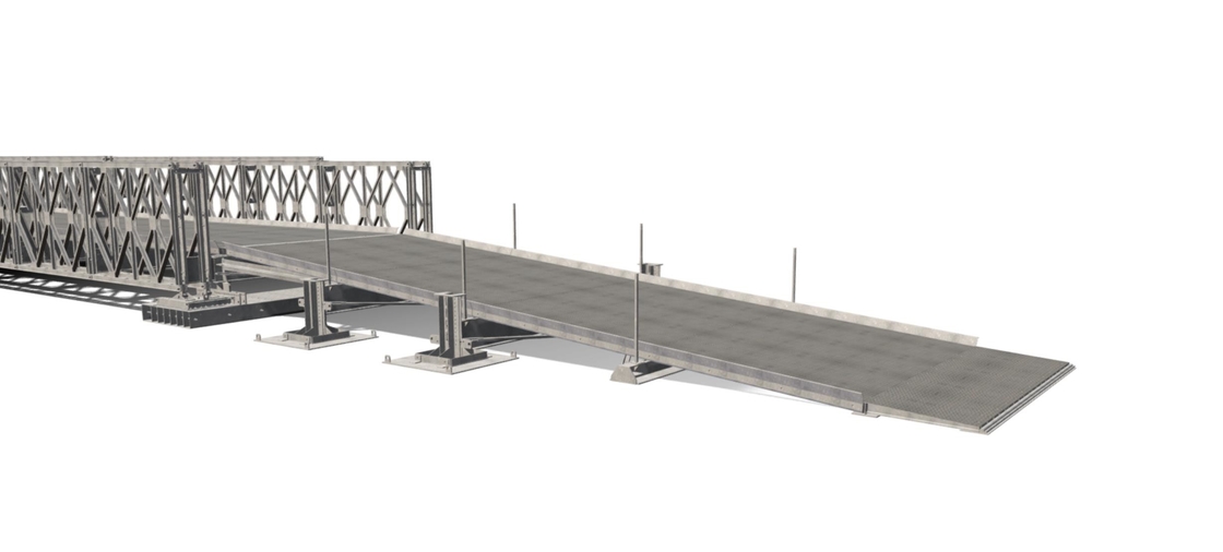 LSB S460J0 Military Bailey Bridge Heavy Load Galvanized 12m Ramp