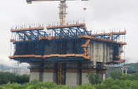 Construction Steel Formwork Cantilever Forming Traveller