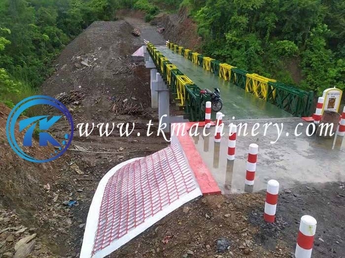 Bailey Steel Bridge Compact 100 Single Lane S355JR Temporary Bridge