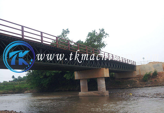 Bailey Bridge Deck Type Bridge Compact 100 Large Wide Construction Platform Temporary