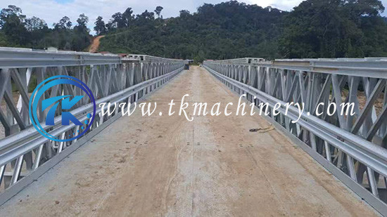 Bailey Steel Bridge Multi-span Mabey Bridge Galvanized Heavy Load Long Span 4.2m