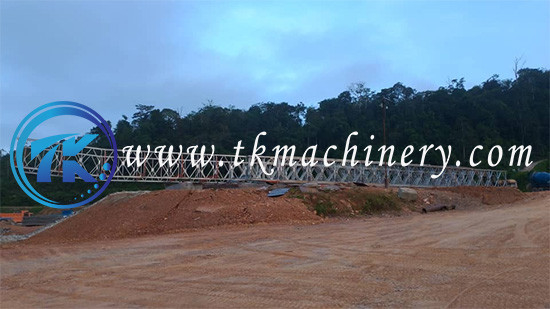Bailey Steel Bridge Multi-span Mabey Bridge Galvanized Heavy Load Long Span 4.2m