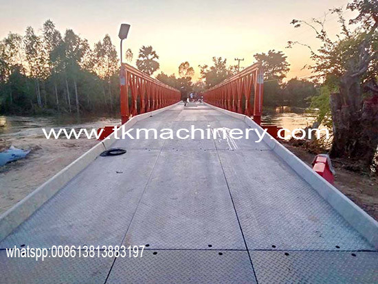 Emergency Steel Disaster Bridge Truss Rescue Bridge Compact 200 ZB200