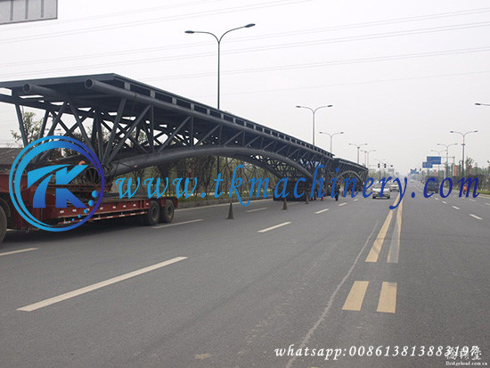 Steel Pedestrian Bridge Steel Footway Bridge Long Span Heavy Load Long Span