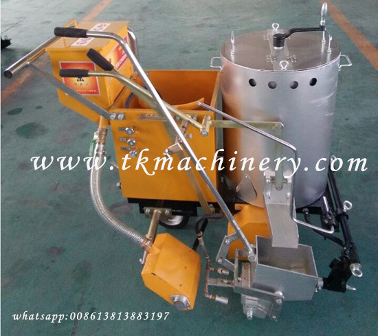 Road Marking Machinery TKD 860 Hand Push Thermoplastic Machine for Road Construction