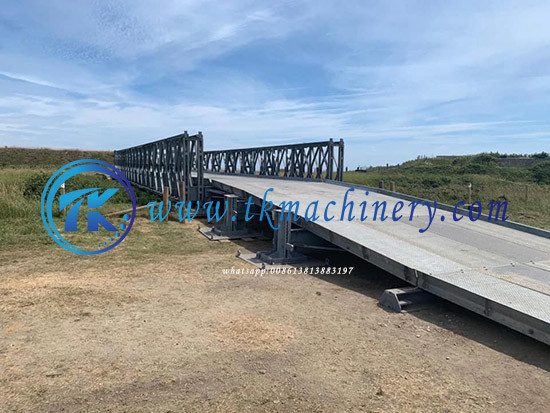 Bailey Bridge Logistical Support Bridge S460N Military Bridge MLC110 Wheeled Load 12m Ramp Ramp