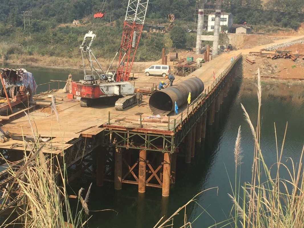Bailey Bridge Construction Platform Temporary Steel Bridge
