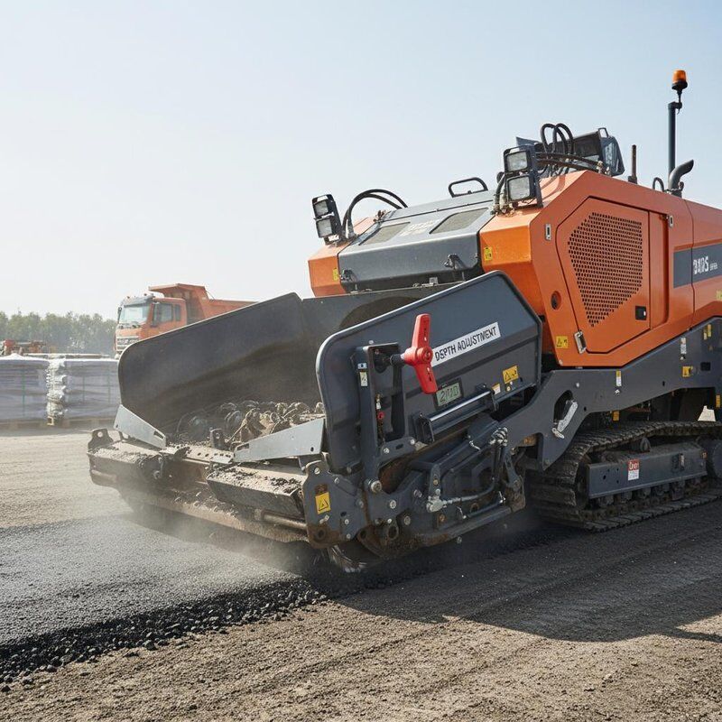 Road Construction Machinery with 2 to 6 Meters Working Width, Depth Adjustment Handle Rotation, and 2100 Rpm Rotary Speed for Heavy Road Building