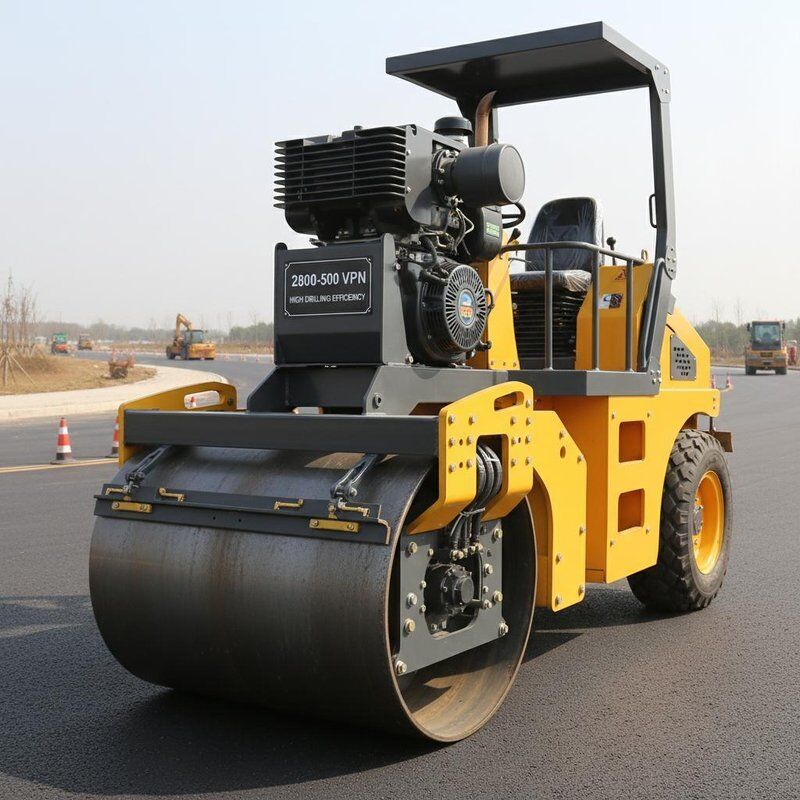30kw Motor Power Road Construction Machinery with 800mm Drum Diameter and 2800-5500vpn Vibrating Frequency for High Drilling Efficiency