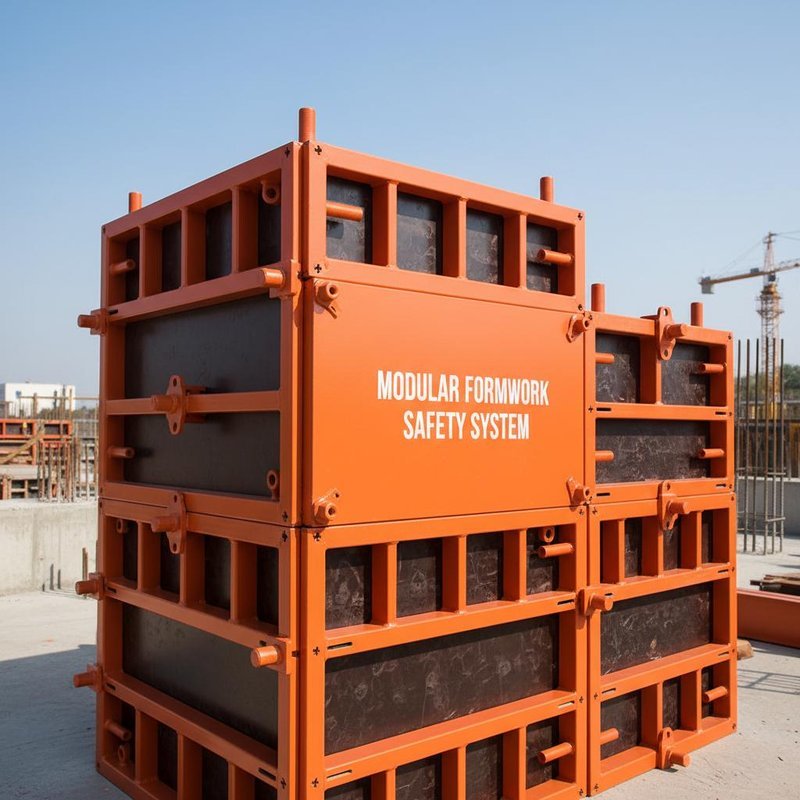 Customizable Dimensions Modular Steel Formwork with Painted Surface ...