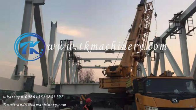Steel Truss Bridge Steel bridge Large span Heavy Load For Construction ...
